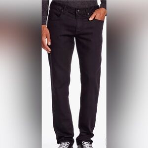 John Varvatos Black Straight Jeans